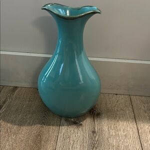 Retired SLAH Southern Living at Home Blue Tuscan Pitcher Vase